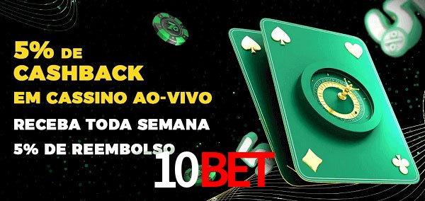 Promoções do cassino ao Vivo 10Bet